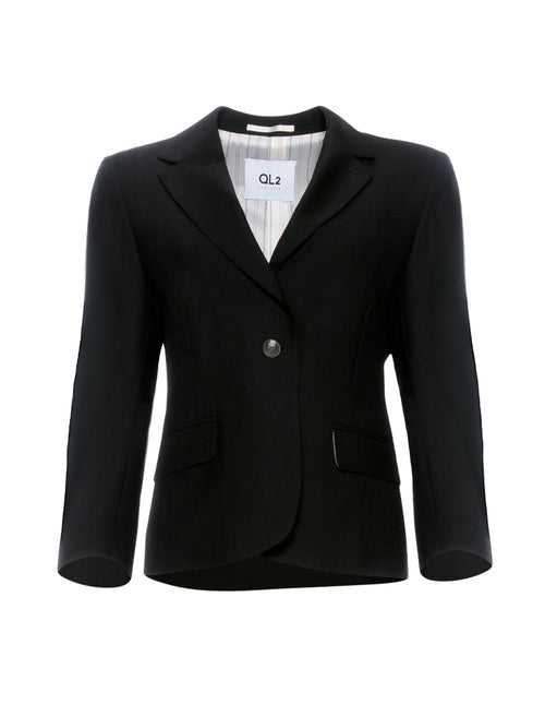 QL2 Beata School Boy Slim Jacket - Black