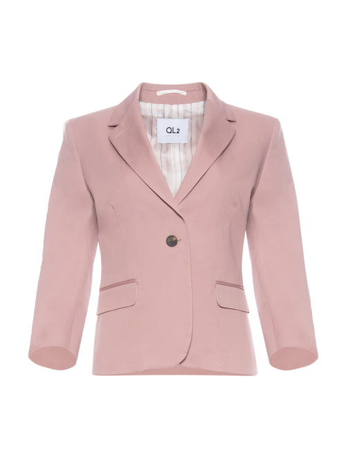 QL2 Beata School Boy Slim Jacket - Blush