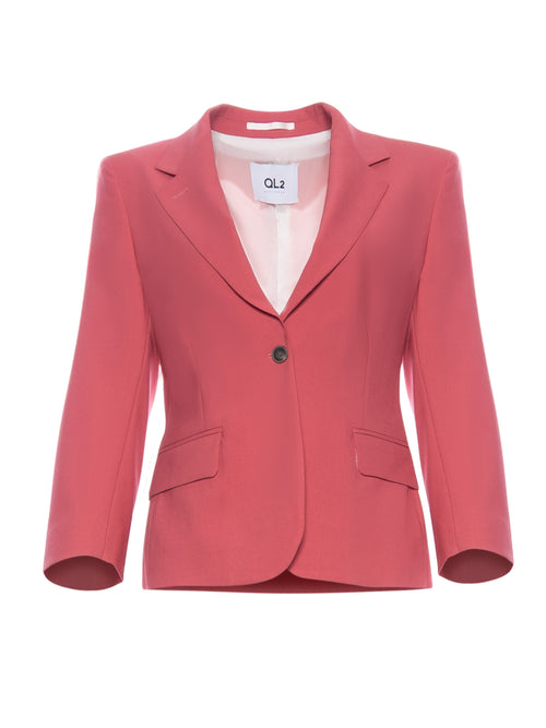 QL2 Beata School Boy Slim Jacket - Geranium
