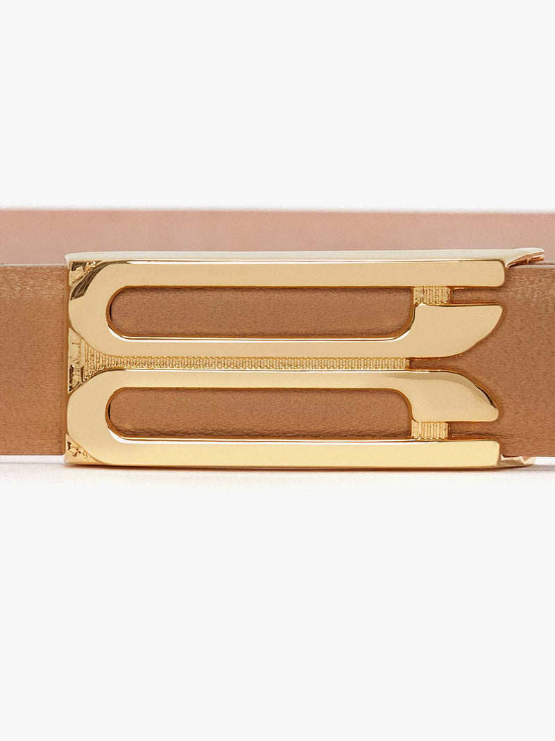 Victoria Beckham Smooth Leather Regular Frame Belt