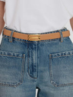 Victoria Beckham Smooth Leather Regular Frame Belt