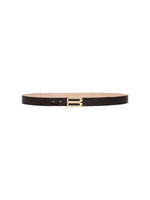 Victoria Beckham Croc Embossed Regular Frame Belt