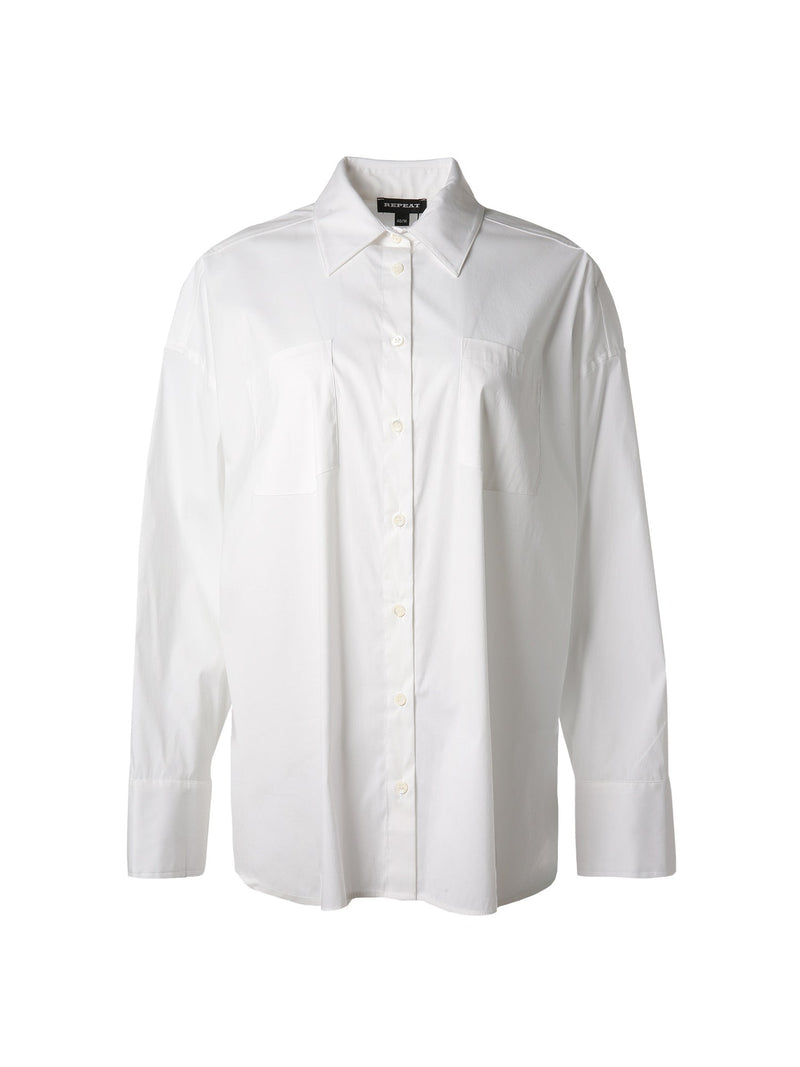 Repeat Classic Woven Blouse