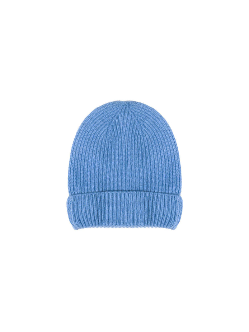 Repeat Ribbed Cashmere Beanie