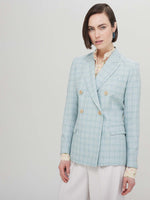 QL2 Bice Double Breasted Blazer Peppermint