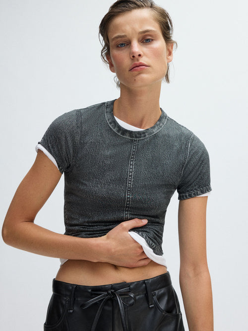 Rag & Bone Miramar Jersey Baby Tee