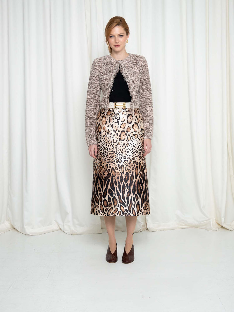 Lunatica Animal Print Maxi Skirt