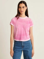 Patrick Assaraf Classic Reverse Spray Baby Tee