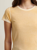 Patrick Assaraf Classic Reverse Spray Crew Neck T-shirt