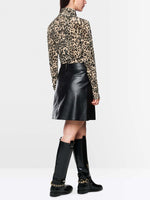 Marc Cain Semi Transparent Leopard Print Top