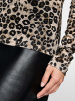 Marc Cain Semi Transparent Leopard Print Top