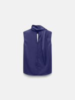 Dorothee Schumacher Sense of Shine Top with Scarf Detail