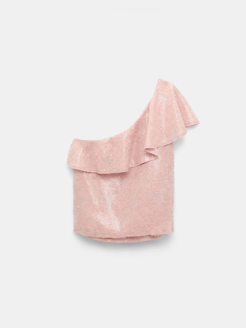 Dorothee Schumacher Sequin Statement One Sided Top
