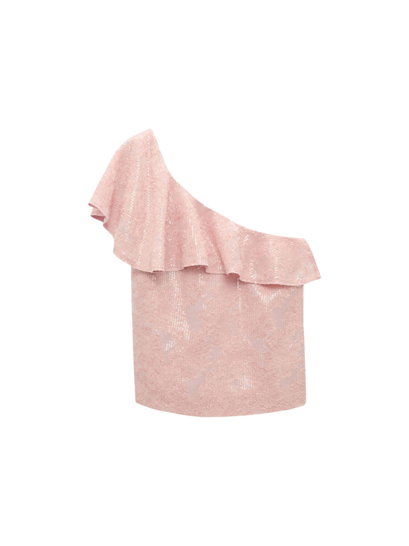 Dorothee Schumacher Sequin Statement One Sided Top