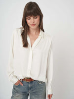 Repeat Silk Blouse
