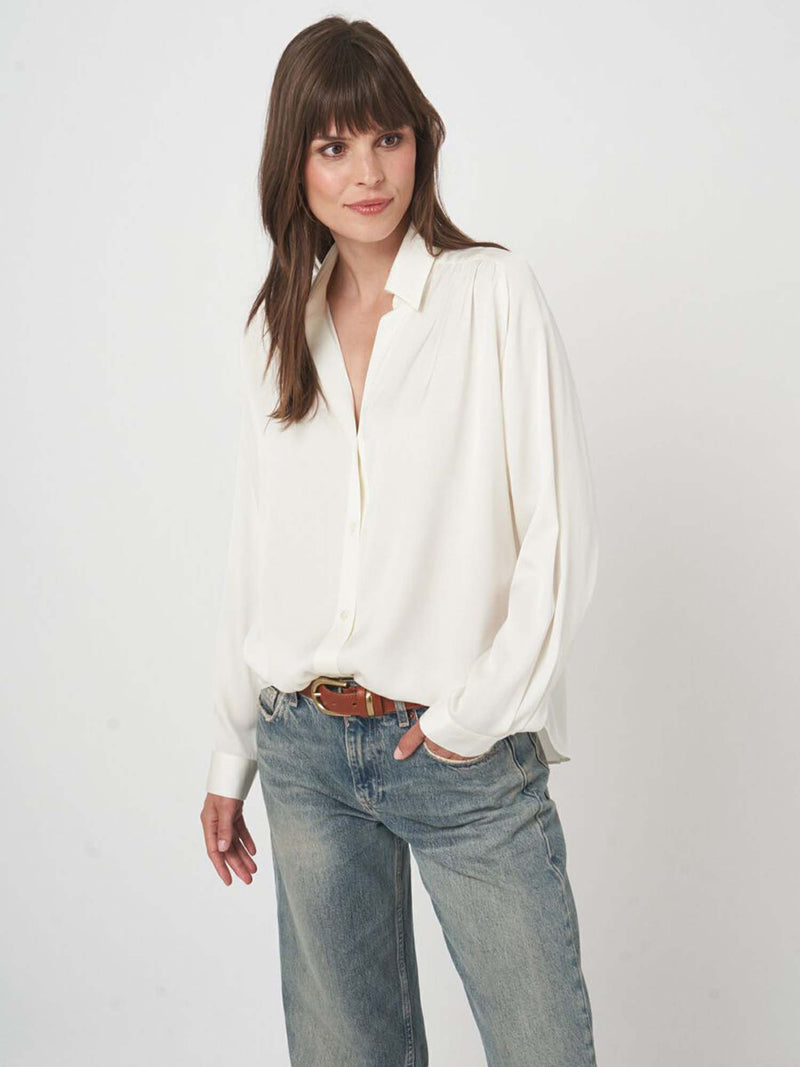 Repeat Silk Blouse