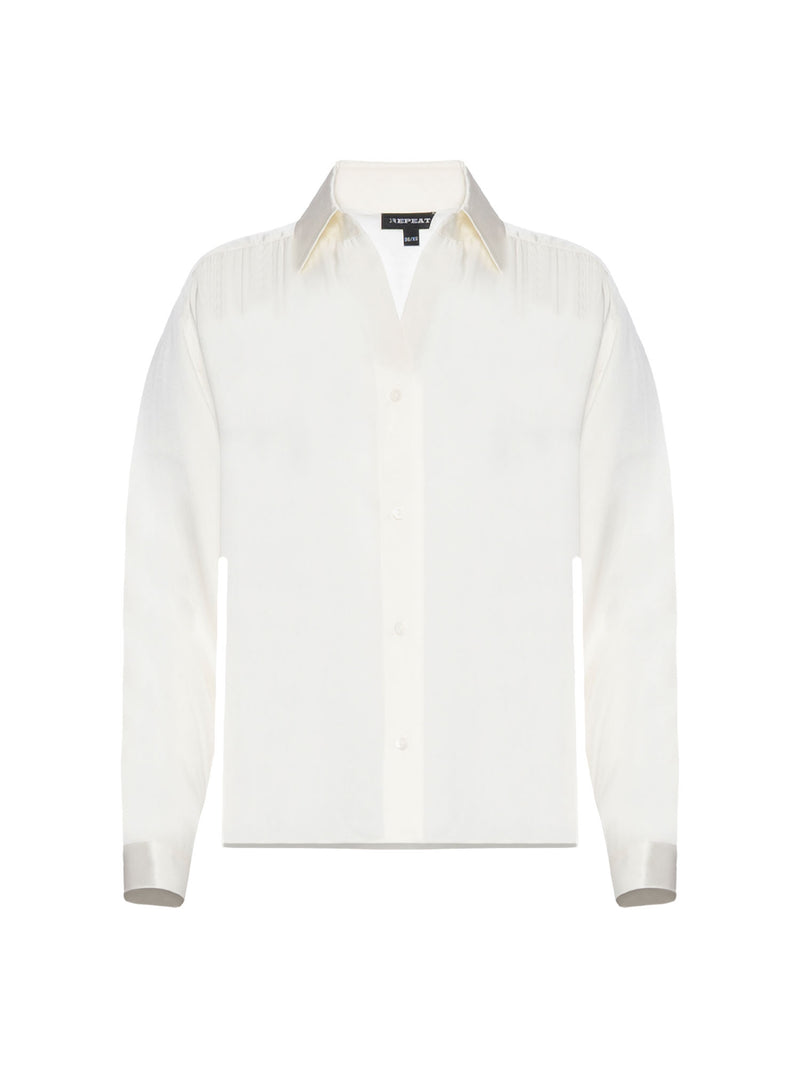 Repeat Silk Blouse