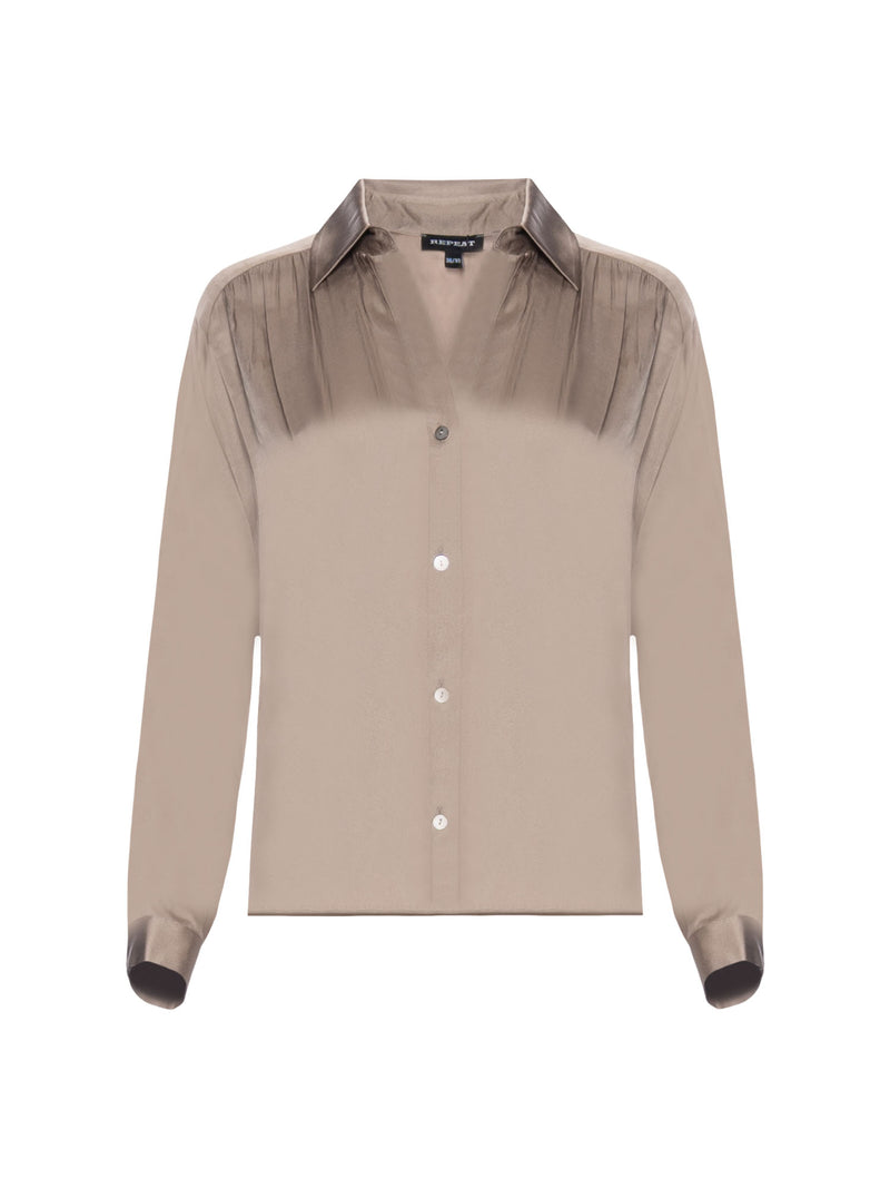 Repeat Silk Blouse
