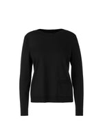 Marc Cain Essentials "Rethink Together" Patch Pocket Sweater