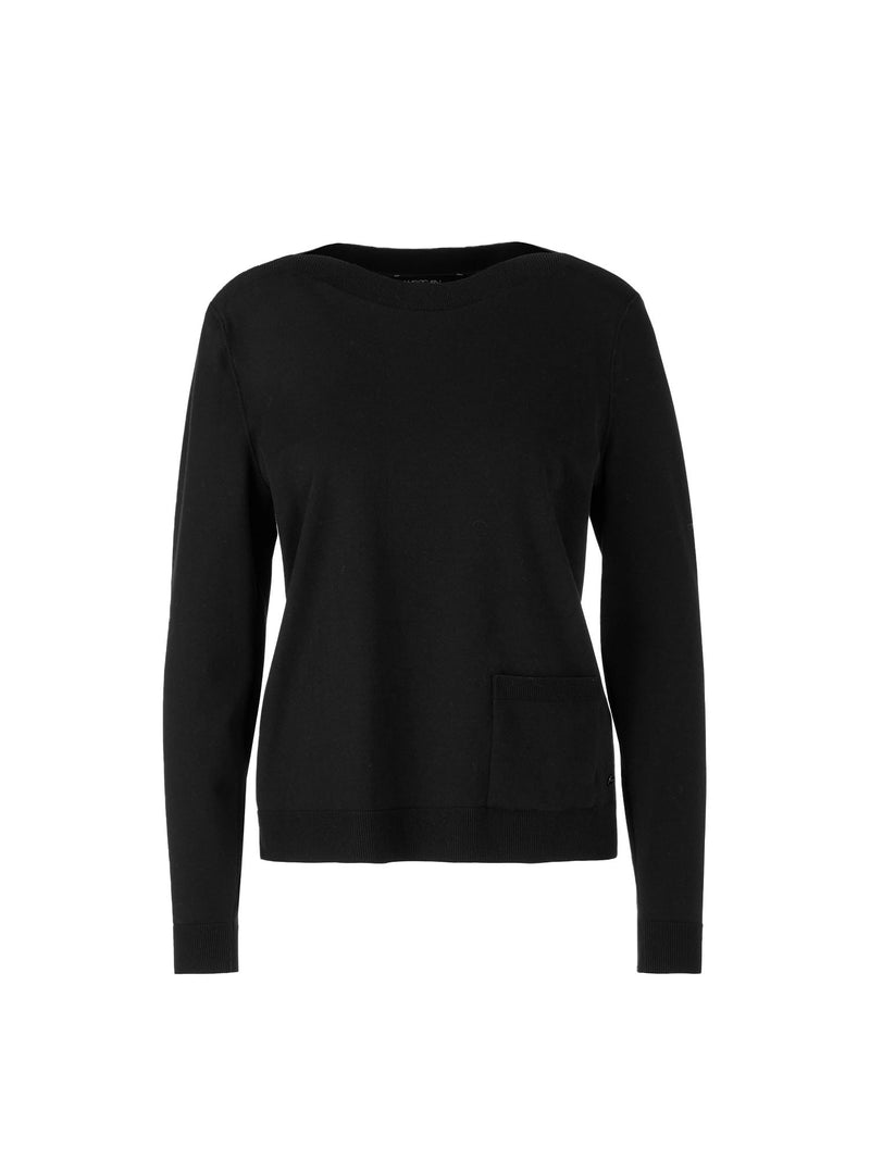 Marc Cain Essentials "Rethink Together" Patch Pocket Sweater