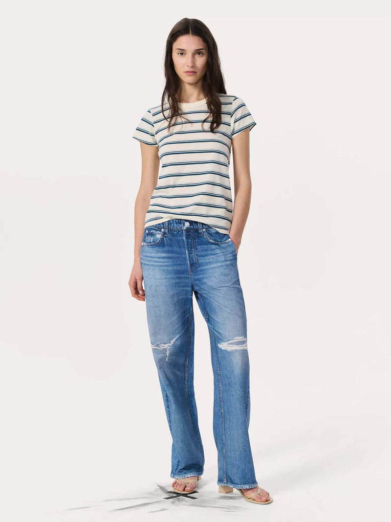 Rag & Bone The Slub Stripe Tee