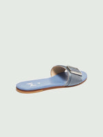 Marella Tubinga Flat Sandal Light Blue