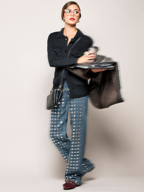Dorothee Schumacher Power Attitude Merino Collared Knit Jacket