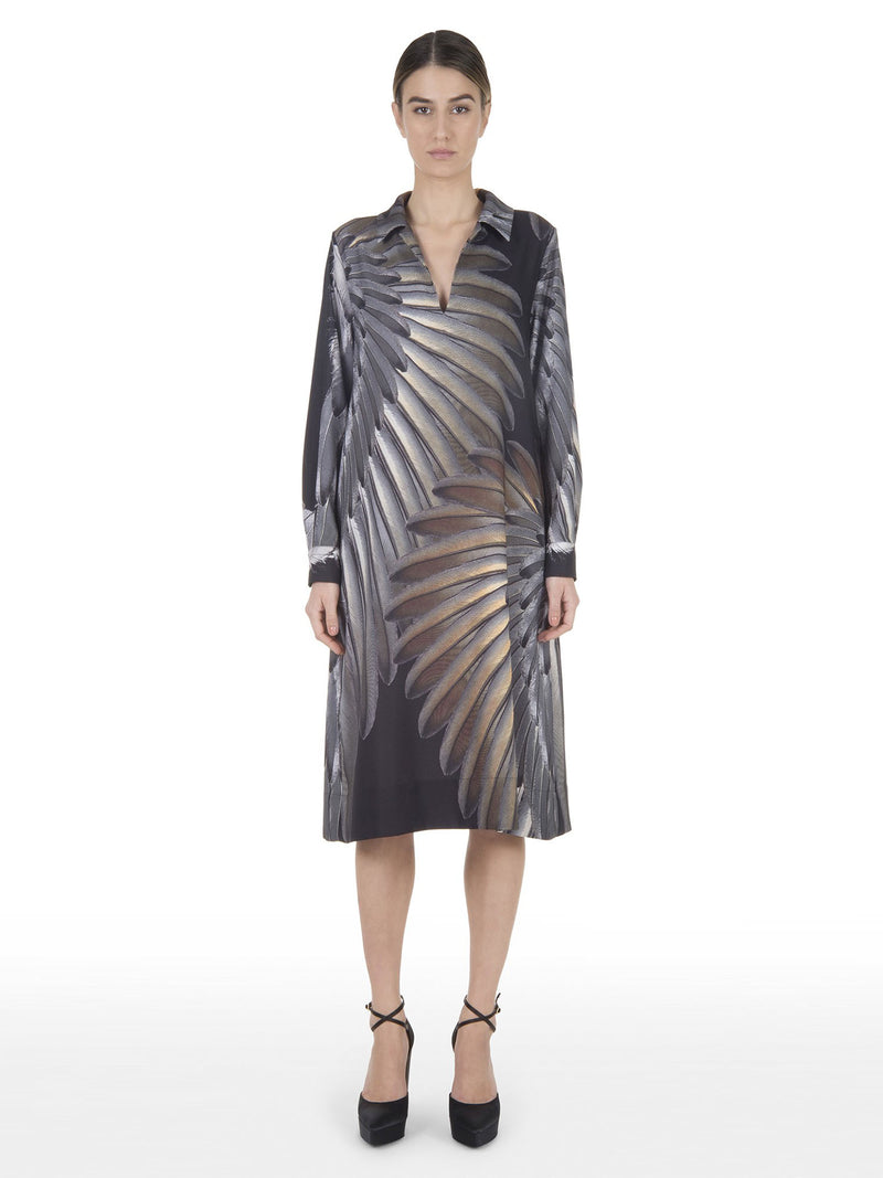 Sara Roka Jacquette Dress