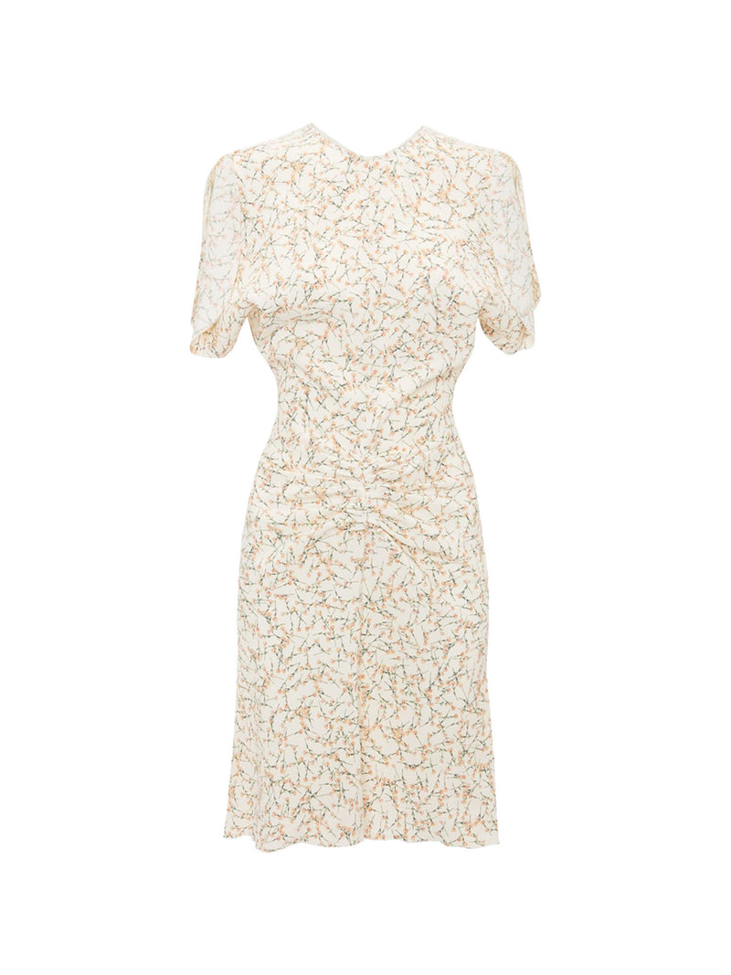 Victoria Beckham Gathered Waist Mini Dress