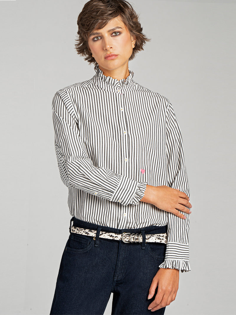 Kerri Rosenthal Mia Ruffle Shirt