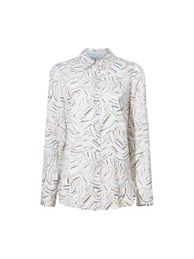 Proenza Schouler Eve Printed Blouse