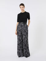 Max Mara Morena Pure Silk Twill Long Trouser