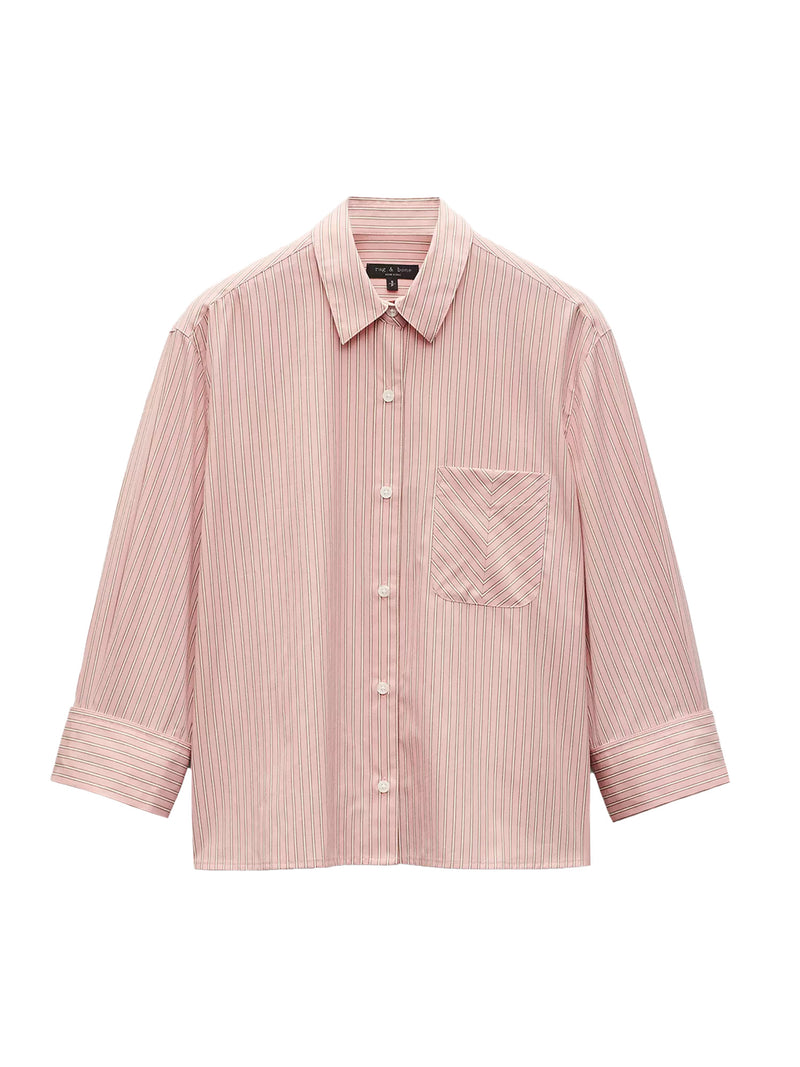 Rag & Bone Lucia Stripe Poplin Shirt
