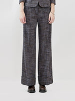 QL2 Melodia Cropped Wide Pants with Cuff