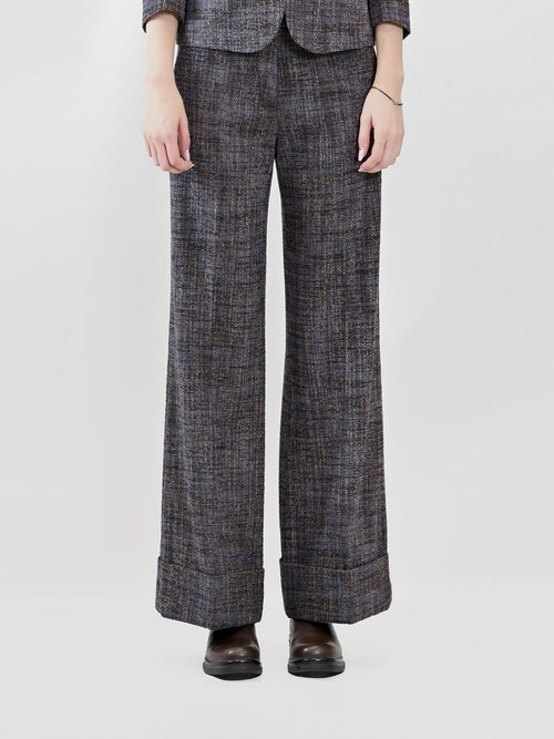 QL2 Melodia Cropped Wide Pants with Cuff
