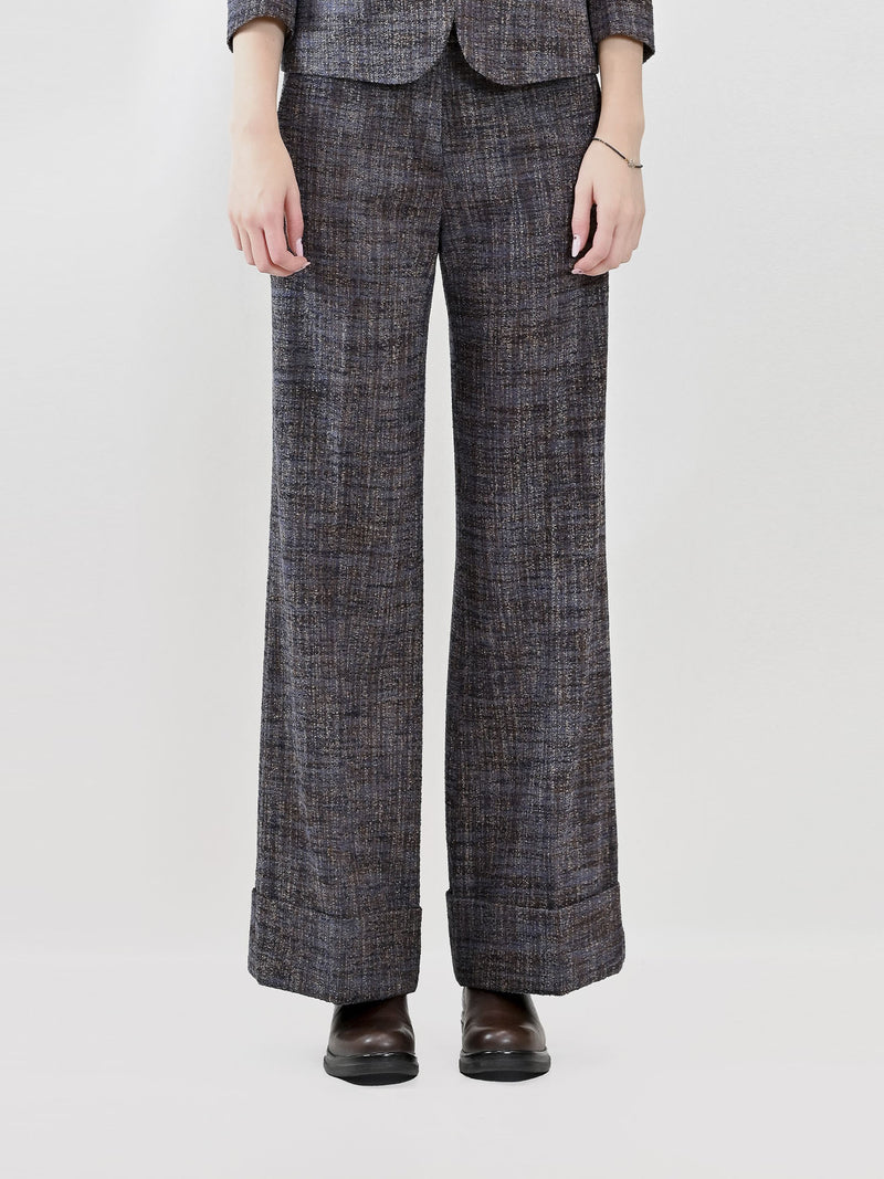 QL2 Melodia Cropped Wide Pants with Cuff