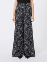 Max Mara Morena Pure Silk Twill Long Trouser