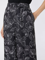 Max Mara Morena Pure Silk Twill Long Trouser