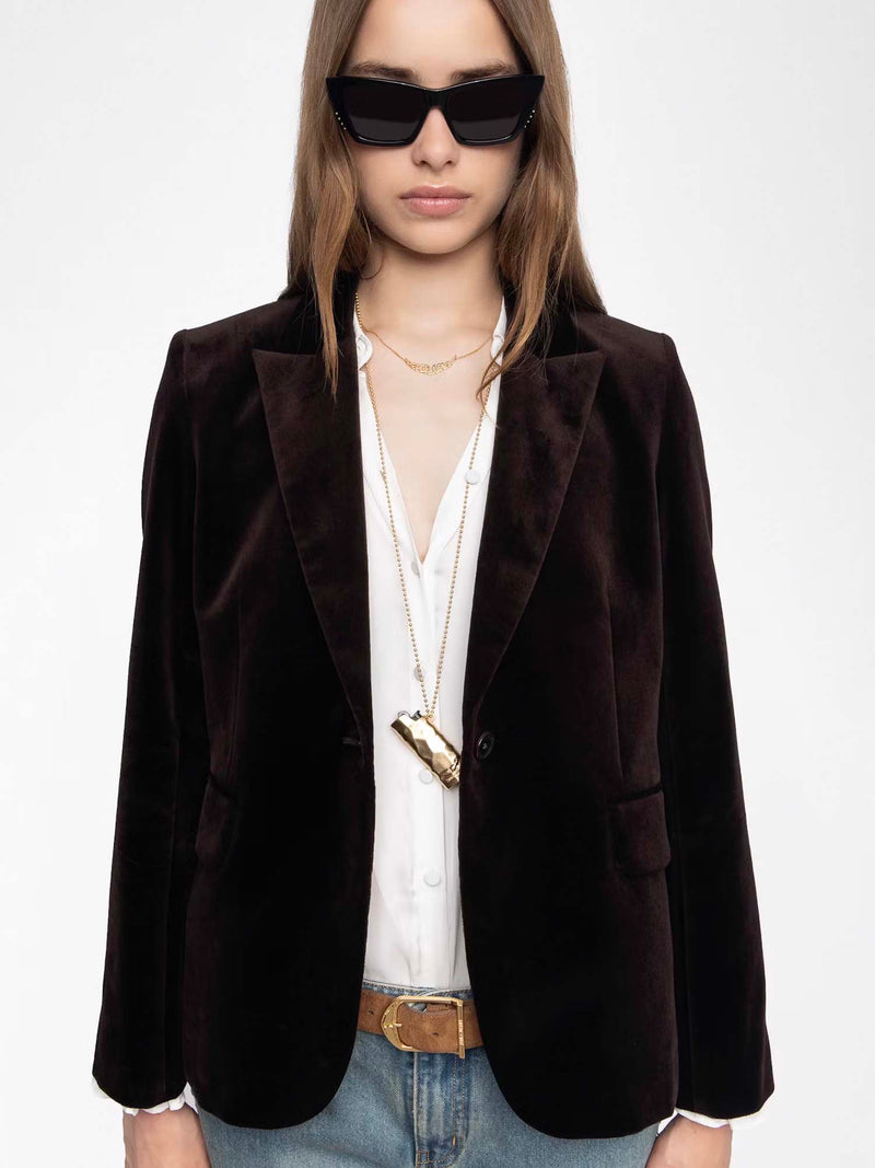 Zadig & Voltaire Vavy Velvet Blazer