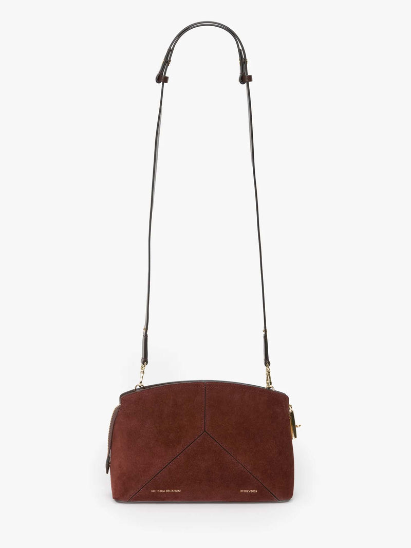 Victoria Beckham Suede Victoria Crossbody Bag