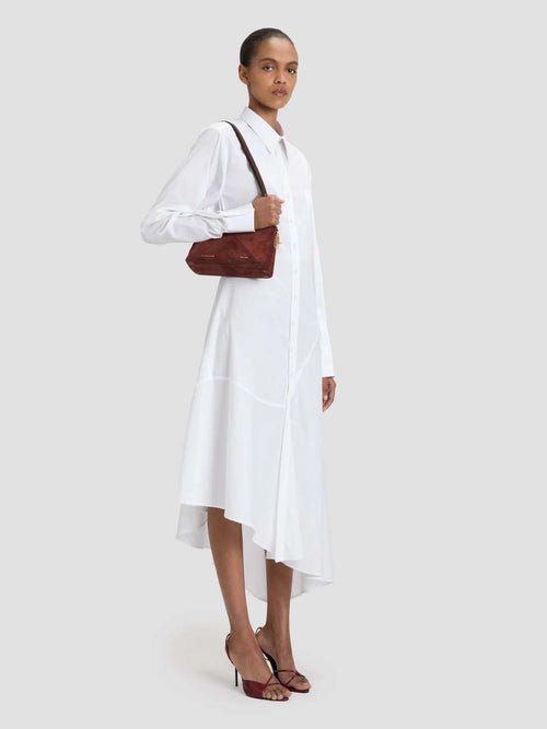 Victoria Beckham Suede Victoria Crossbody Bag