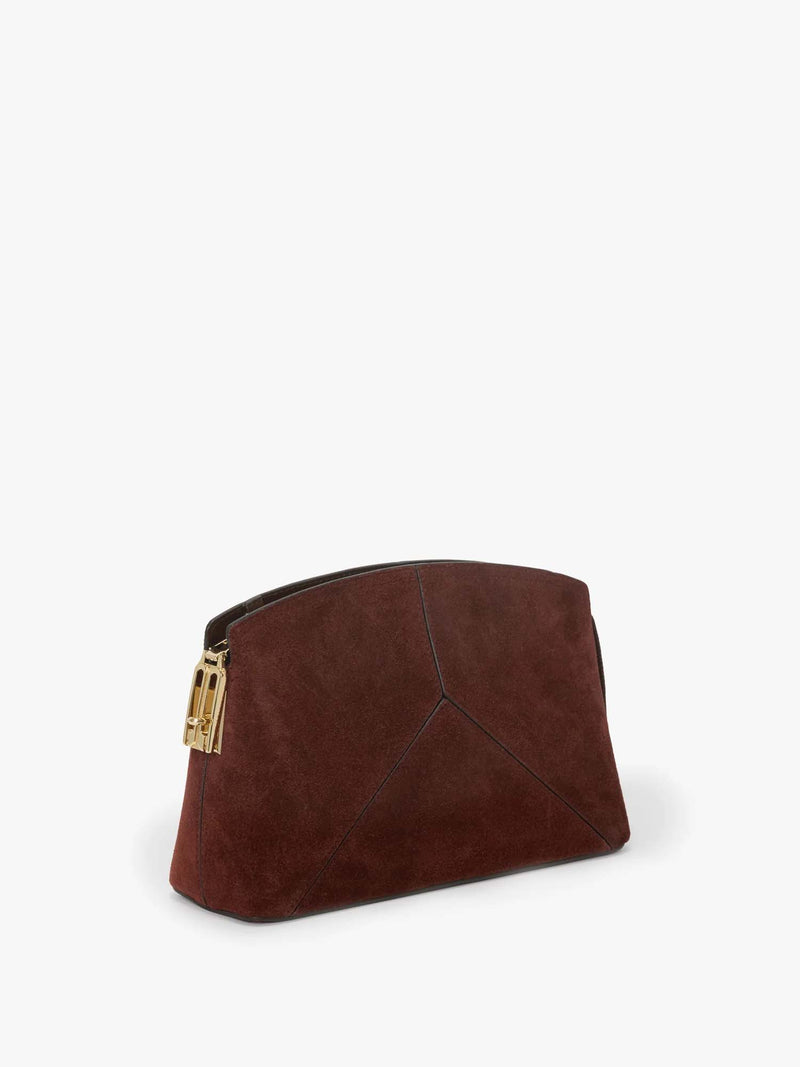 Victoria Beckham Suede Victoria Crossbody Bag