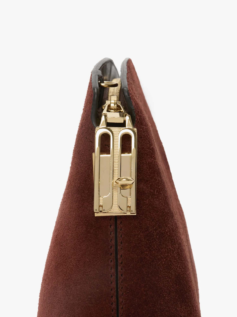 Victoria Beckham Suede Victoria Crossbody Bag
