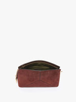 Victoria Beckham Suede Victoria Crossbody Bag