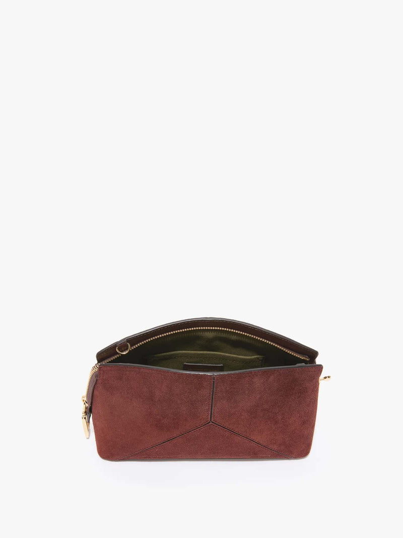 Victoria Beckham Suede Victoria Crossbody Bag