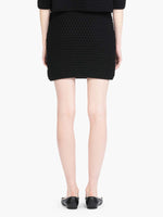 N°21 Waffle Knit Mini Skirt