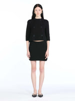 N°21 Waffle Knit Mini Skirt