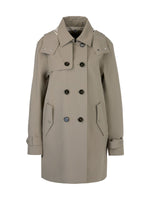 Marc Cain Hooded Trench Coat