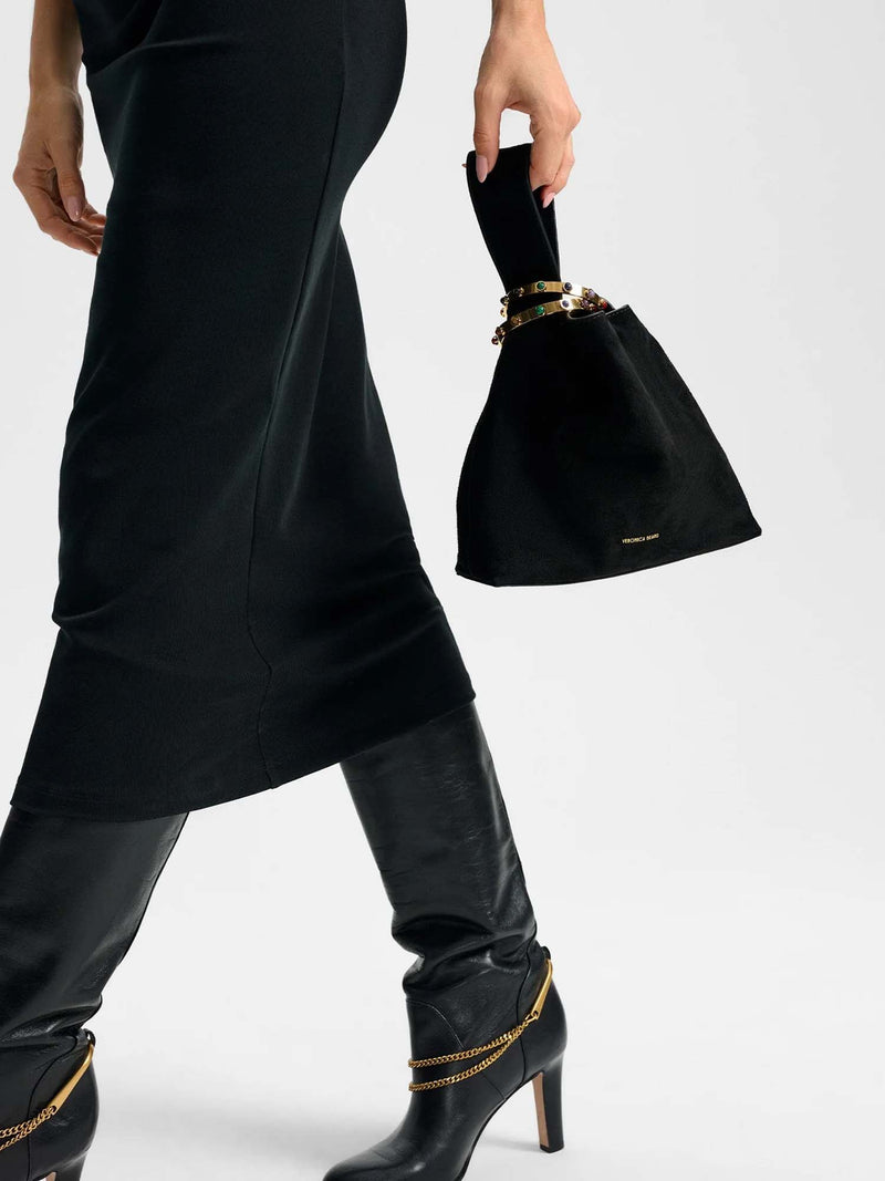 Veronica Beard Suede Swing Bag