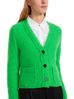 Marc Cain Bouncle Knit Cardigan Dark Apple Green